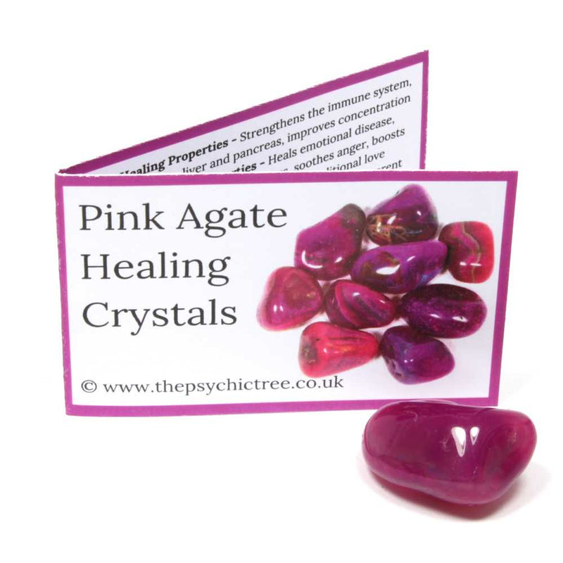 Pink Agate Crystal & Guide Pack