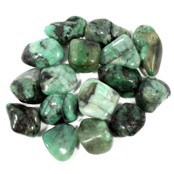 Emerald Polished Tumblestone Healing Crystals