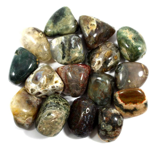 Ocean Jasper Polished Tumblestone Healing Crystals