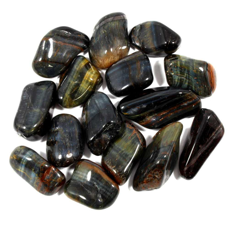 Blue Tigers Eye Polished Tumblestone Healing Crystals