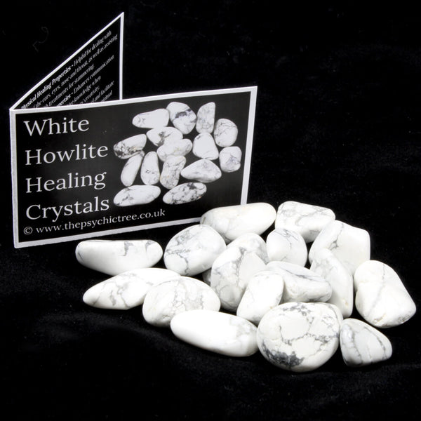 White Howlite Tumblestone Value Pack