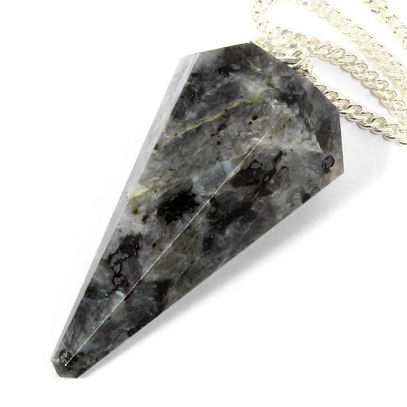 Larvikite Faceted Cone Pendulum