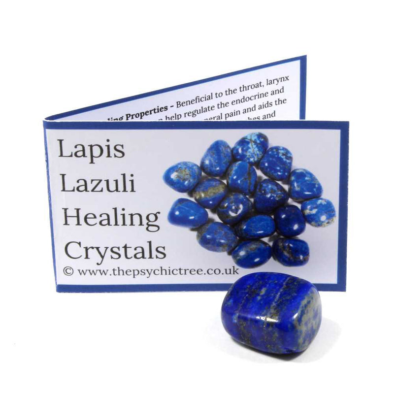 Lapis Lazuli Polished Crystal & Guide Pack