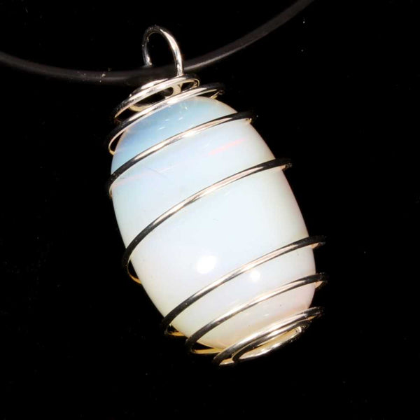 Opalite Wire Wrapped Necklace