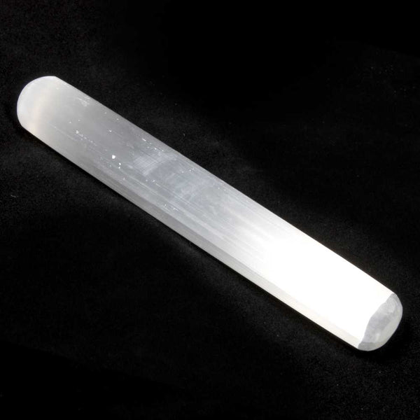 Selenite Rounded Ends Wand (15cm)