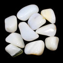 White Opal Polished Tumblestone Healing Crystal