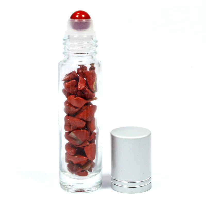 Roller Ball Essential Oil Diffuser - Red Jasper