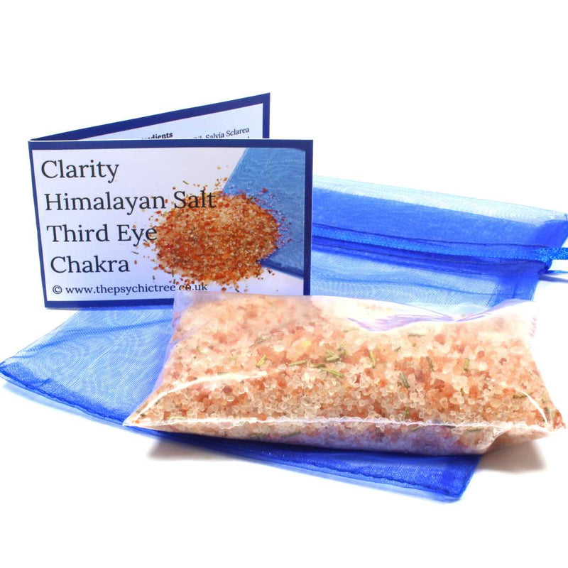 Clarity Crystal Infused Bath Salts - Third Eye Chakra