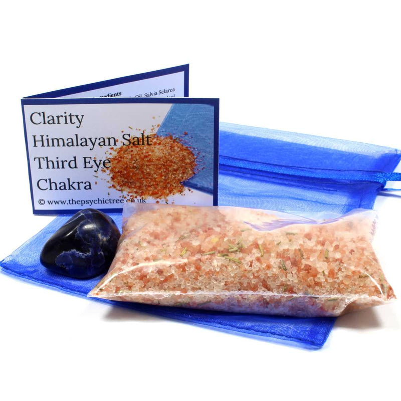 Clarity Crystal Infused Bath Salts - Third Eye Chakra