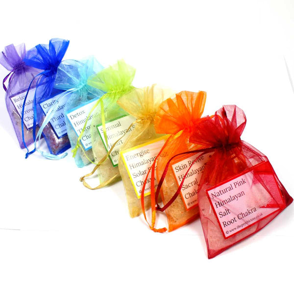 Crystal Infused Bath Salts - Chakra Variety Pack