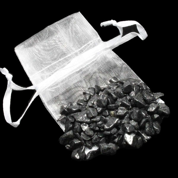 Black Tourmaline Crystal Chips (20g Bags)