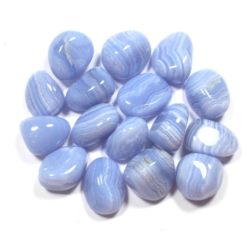 Blue Lace Agate Polished Healing Crystal
