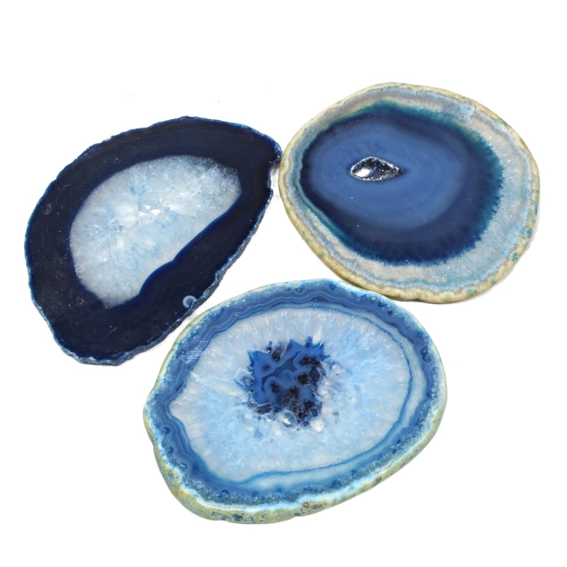 Agate Slice - Blue 50mm