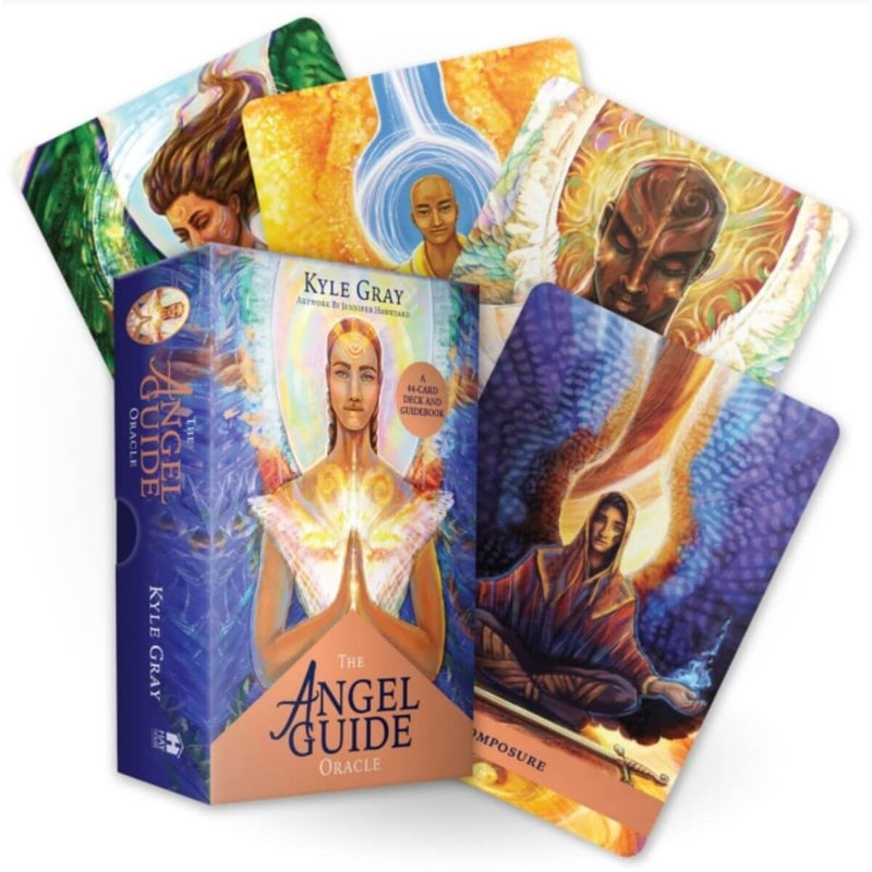 The Angel Guide Oracle: A 44-Card Deck and Guidebook by Kyle Gray