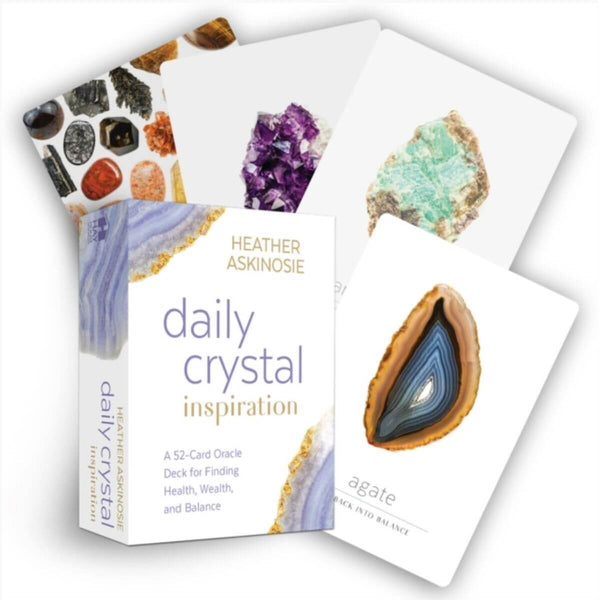 Daily Crystal Inspiration: A 52-Card Oracle Deck for Finding Health, Wealth, and Balance by Heather Askinosie & Timmi Jandro