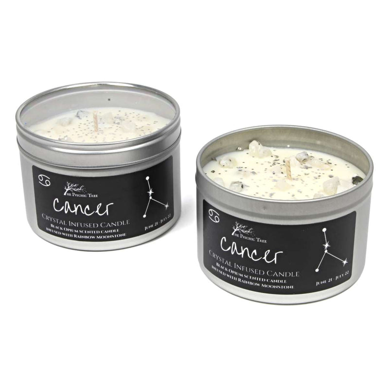 Cancer - Crystal & Jewellery Scented Zodiac Candle