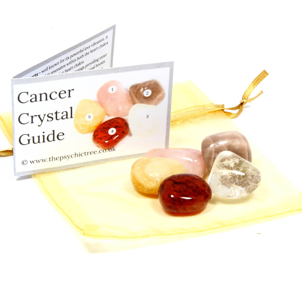 Cancer Rising Sign Crystal Cancer - Sign Of The Zodiac Healing Crystal Pack