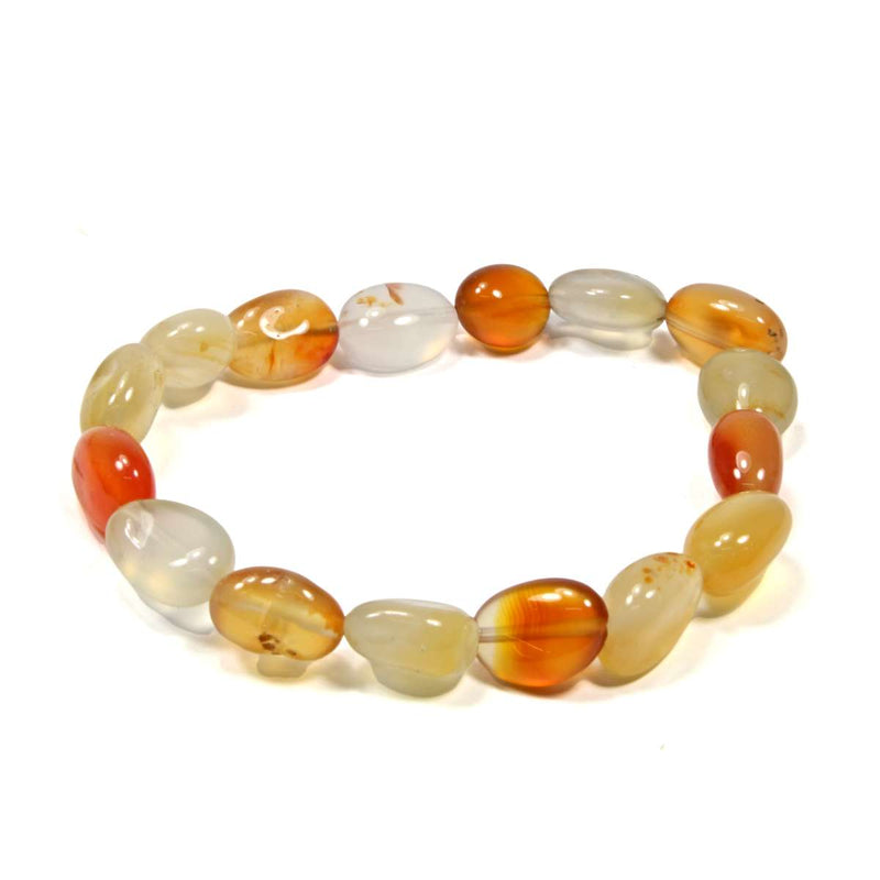 Carnelian Tumblestone Bracelet