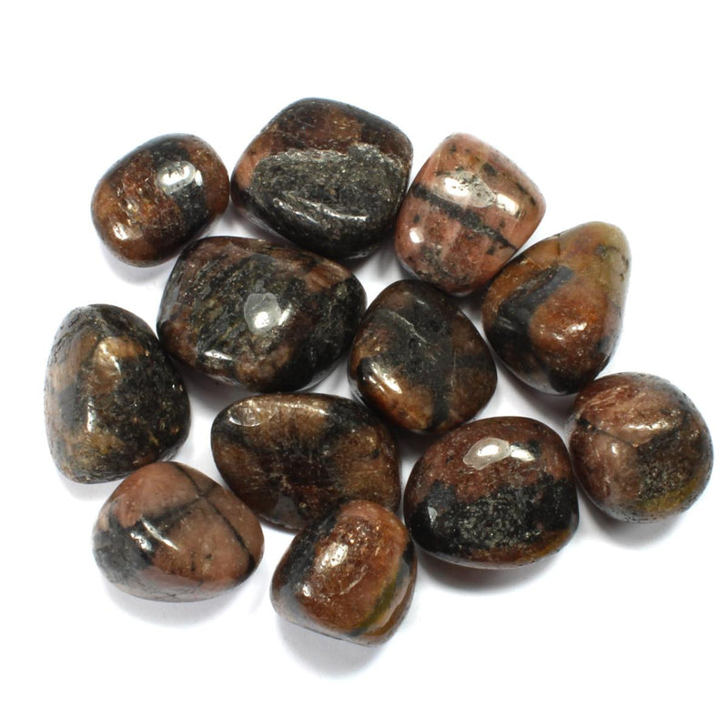 Chiastolite Polished Tumblestone Healing Crystals