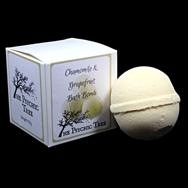 Chamomile & Grapefruit Essential Oil Bath Bomb
