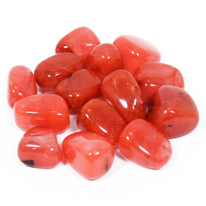 Cherry Quartz Polished Tumblestone Healing Crystal