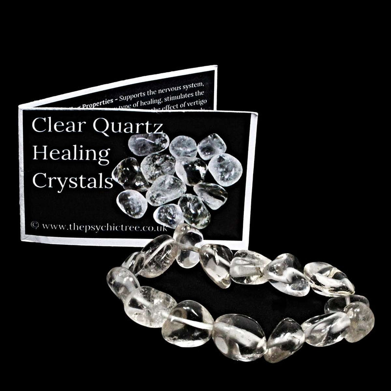 Clear Quartz Tumblestone Bracelet