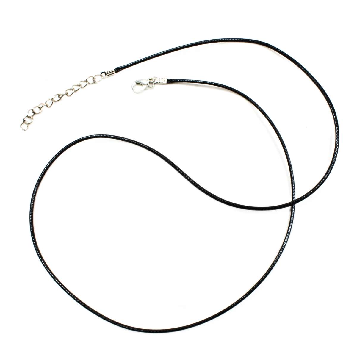 Neckale Rope Black Braided Rope Necklace (40-45cm)