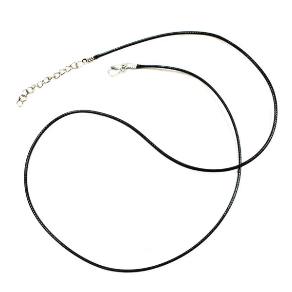 Men's Stainless Steel Black Rope Chain Necklace - 9850815 | HSN