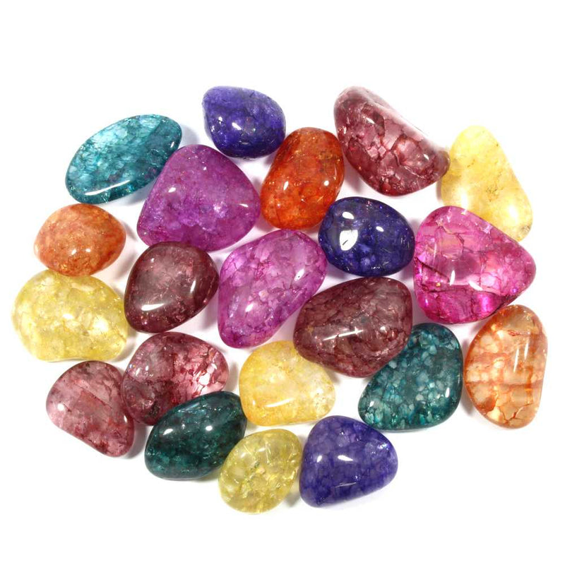 Quartz Polished Tumblestone - Crackle Quartz Healing Crystals
