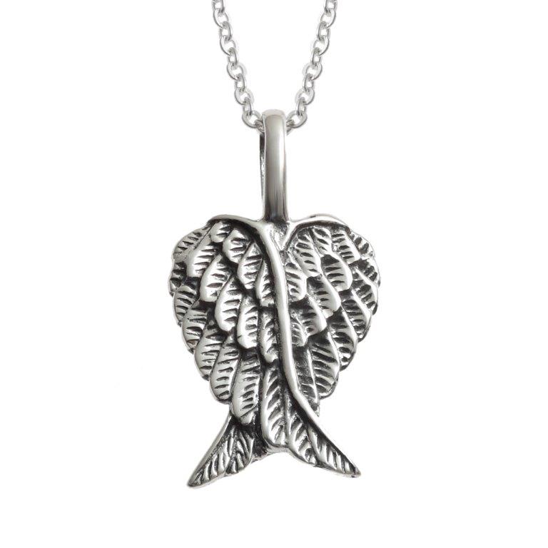 Angel Wings Necklace- Sterling Silver