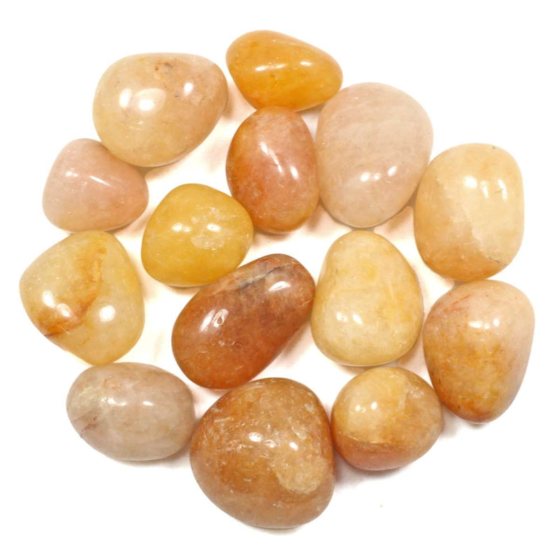 Dark Yellow Aventurine Polished Tumblestone Healing Crystal