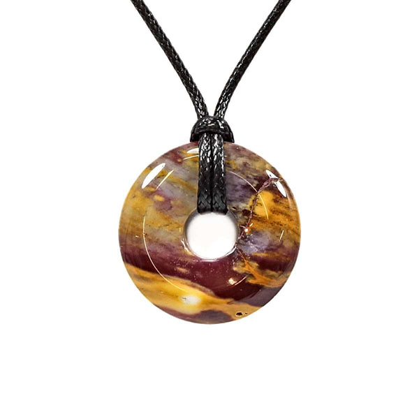 Mookaite Crystal Power Ring Pendant Necklace