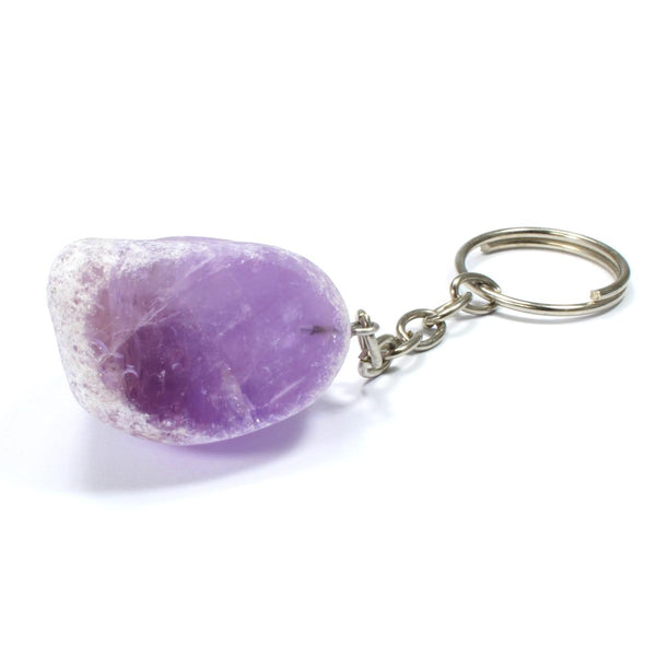 Amethyst Dragons Egg Keyring