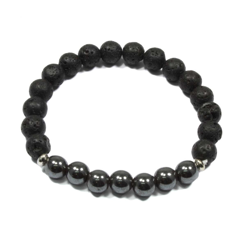 Hematite Essential Oil Diffuser Bracelet