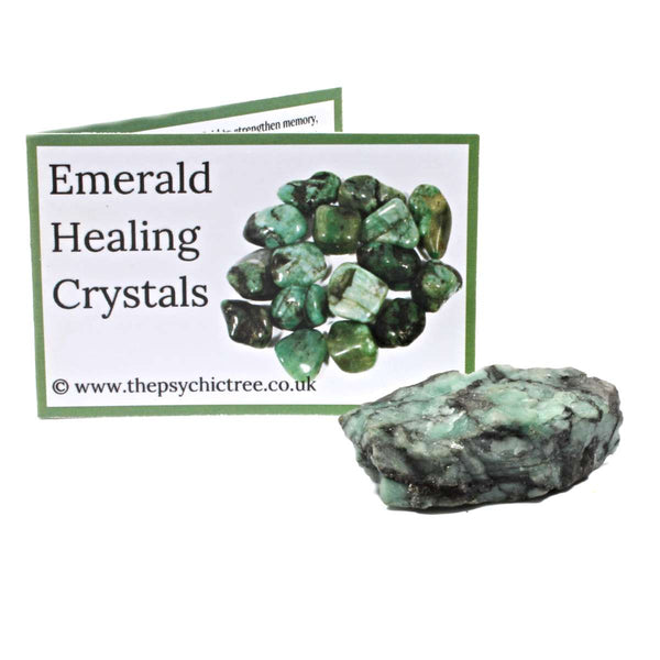 Emerald Rough Crystal & Guide Pack