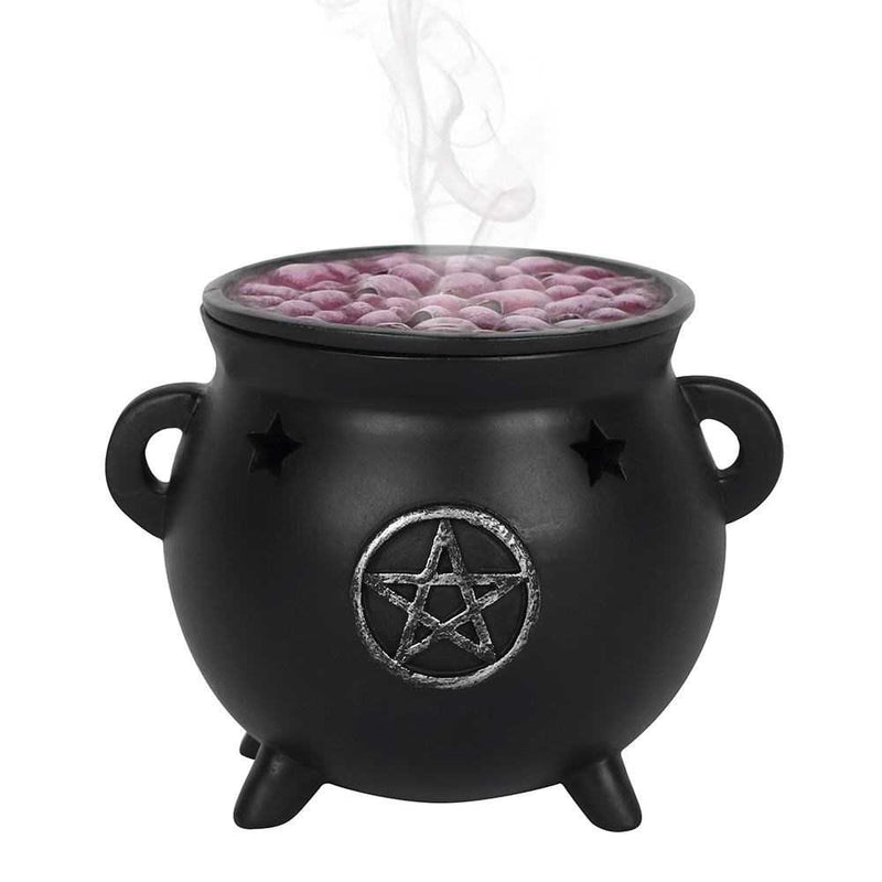 Pentagram Cauldron Incense Cone Burner