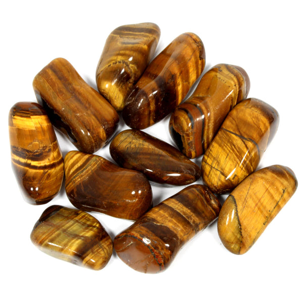 Gold Tigers Eye Polished Tumblestone Healing Crystals