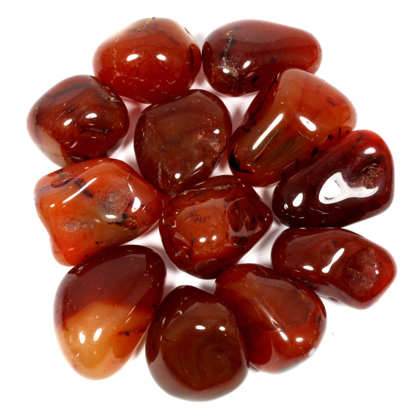 Carnelian Polished Tumblestone Healing Crystals