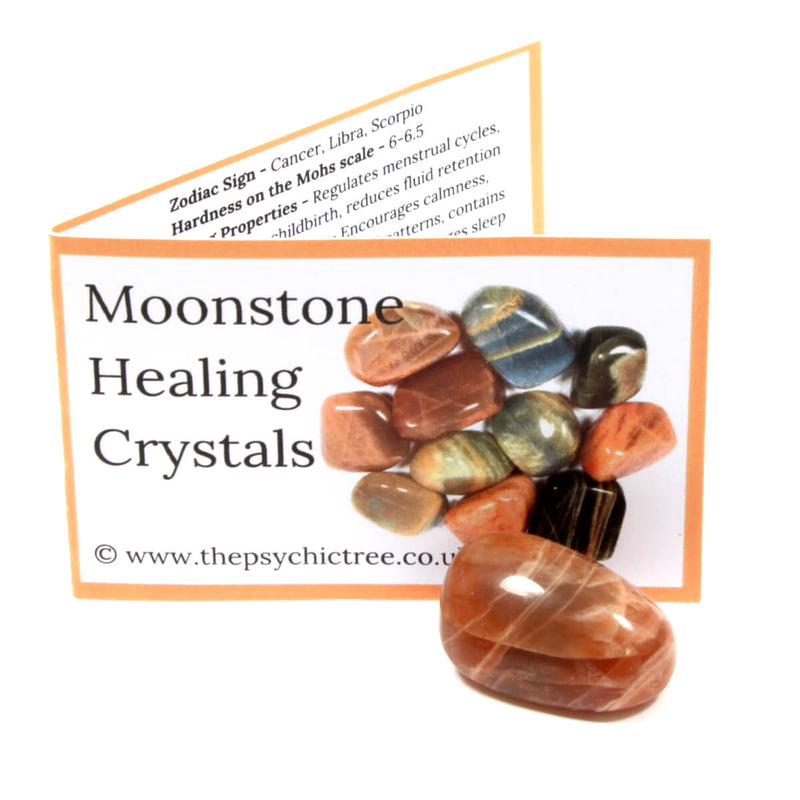 Moonstone Polished Tumblestone Healing Crystals