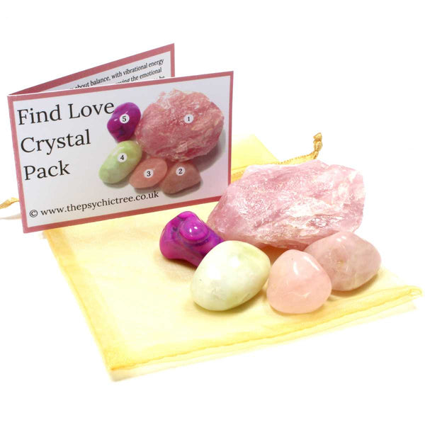 Find Love Healing Crystal Pack