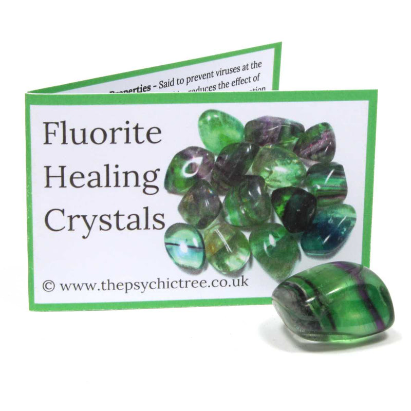 Fluorite Polished Tumblestone Healing Crystals