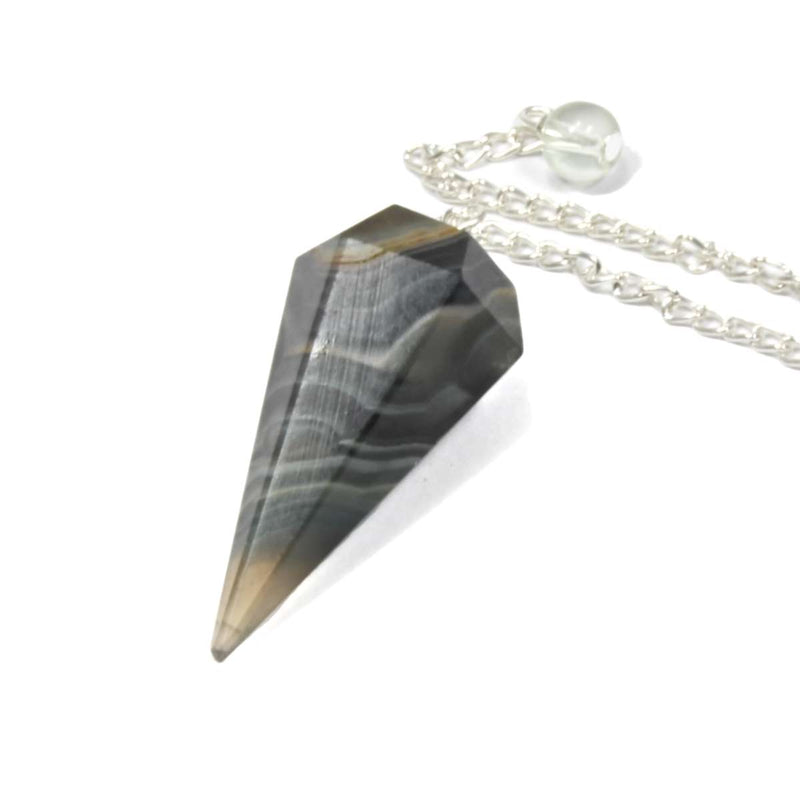 Fluorite Faceted Cone Pendulum