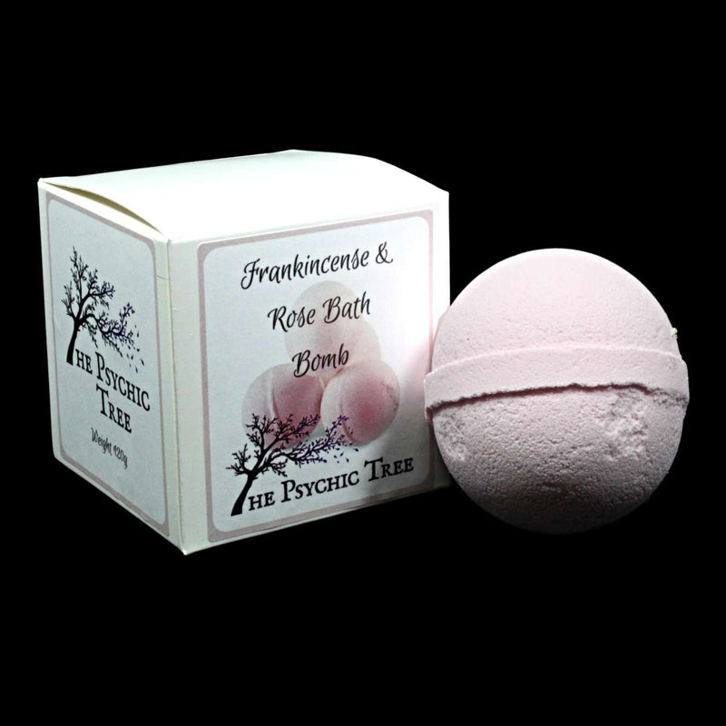 Frankincense & Rose Essential Oil Bath Bomb