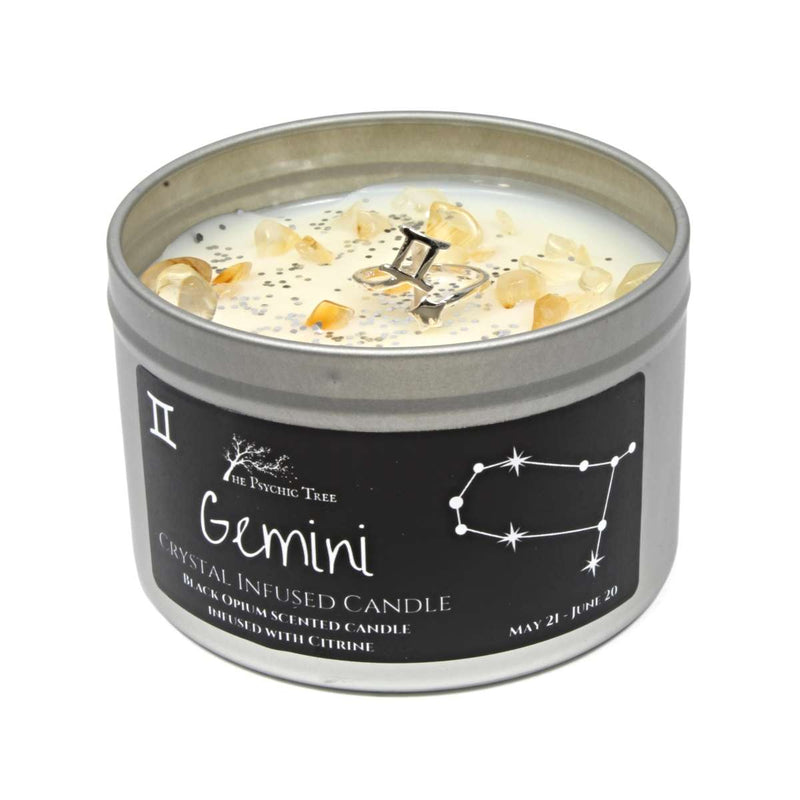 Gemini - Crystal & Jewellery Scented Zodiac Candle