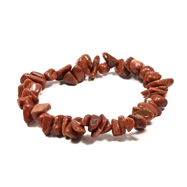 Goldstone Stone Chip Bracelet