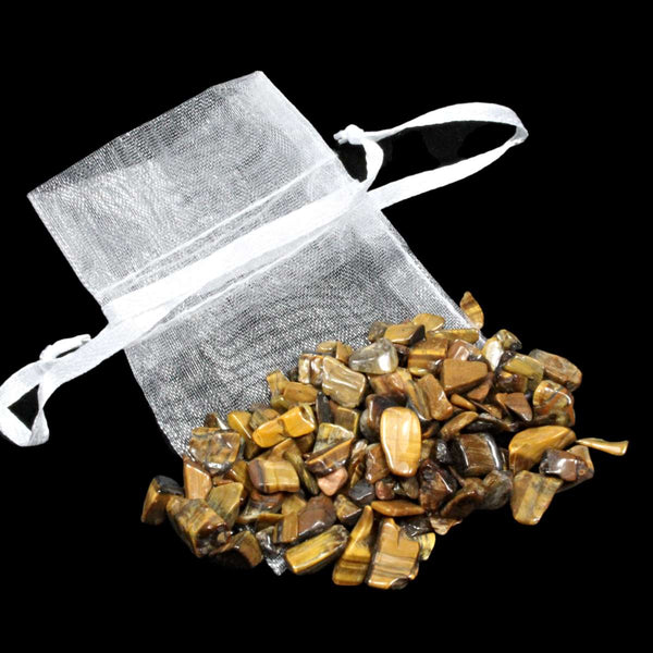 Gold Tigers Eye Crystal Chips (20g Bags)