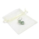 Green Aventurine Crystal Adjustable Silver Ring