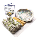 Large Abalone Shell and Sage Smudge