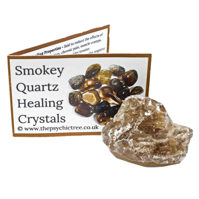 Smokey Quartz Rough Crystal & Guide Pack