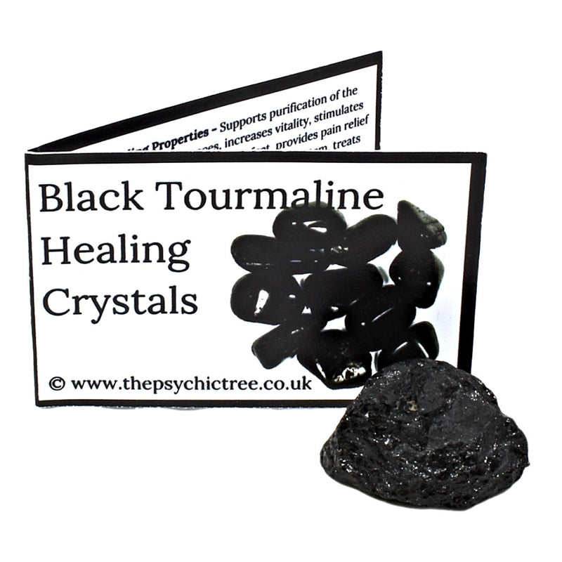Rough Black Tourmaline Healing Crystal